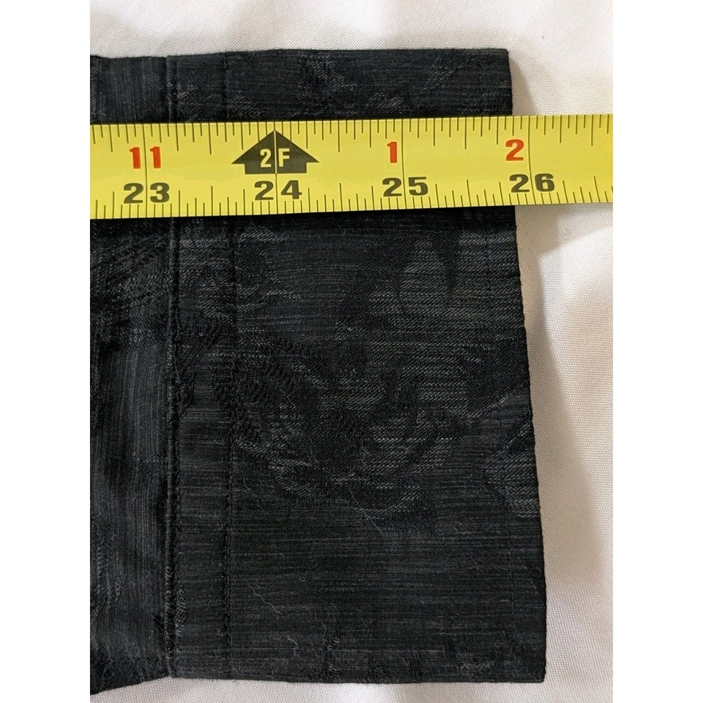 Tommy Bahama Island Modern Fit Mens LS Button Down Black Pattern Cotton Silk XL - Picture 6 of 6